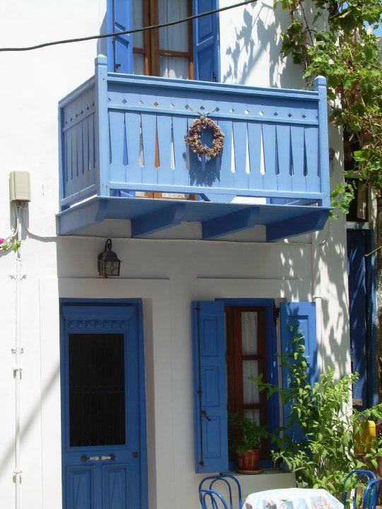 Maison bleue, Mandraki, Nisyros
