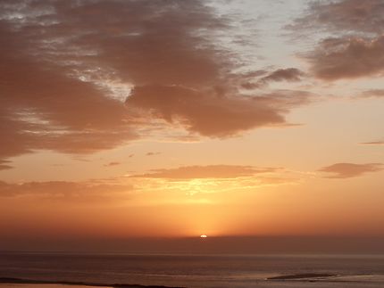 Époustouflant coucher de soleil sur la Dune