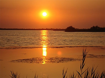 Coucher De Soleil En Camargue Lacs Coucher De Soleil