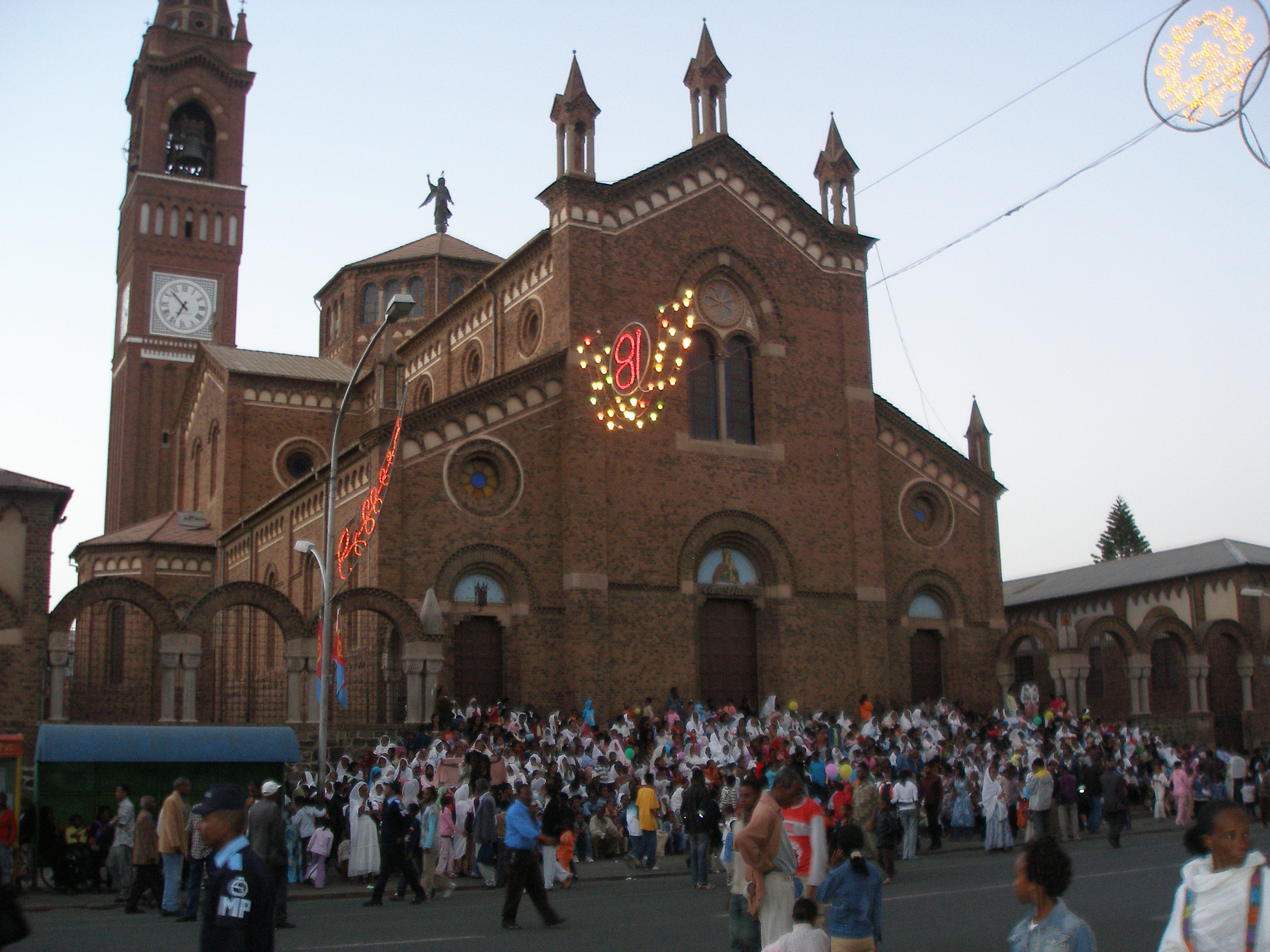  Asmara  la cath drale Eglise Asmara  Erythr e 