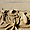 Sculpture sur sable plage d'Albufeira