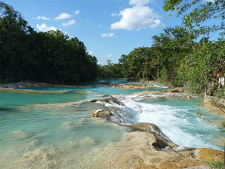 Les eaux d'Agua Azul Les eaux d'Agua Azul