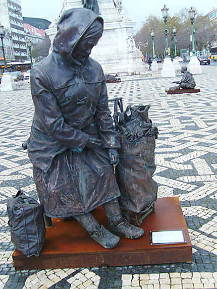 Statues à Lisbonne 