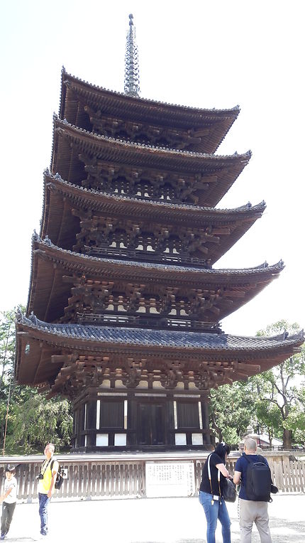Pagode à cinq étages, temple Kōfuku-ji, Japon