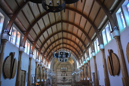 Intérieur de l'abbaye Saint Anne Kergonan 