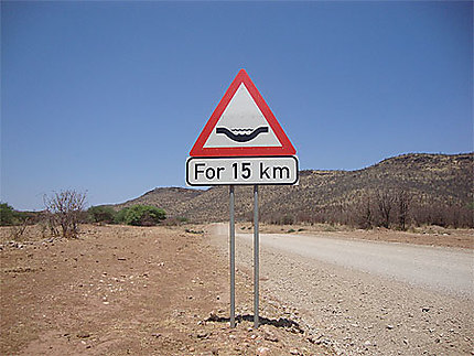 Signal très fréquent en Namibie
