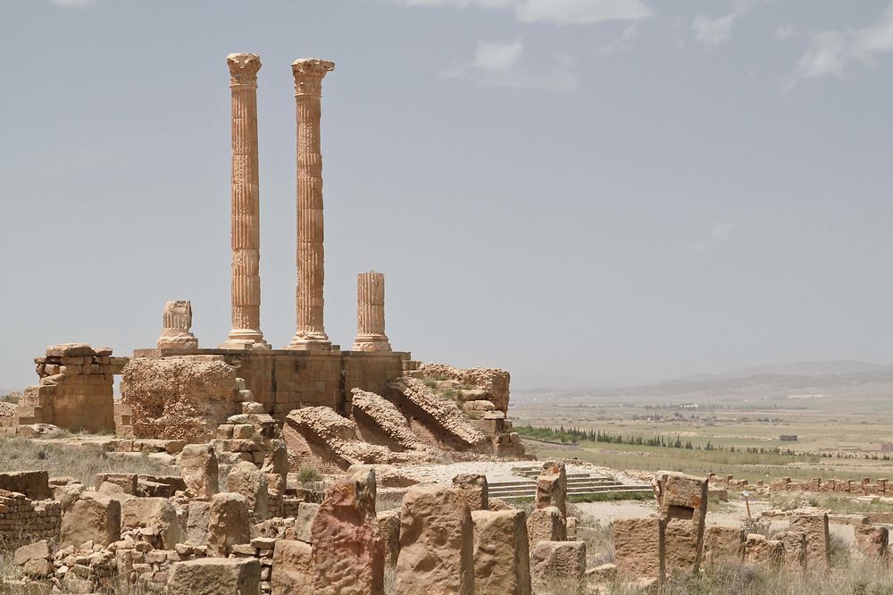 Aurès - Timgad - Le Capitole