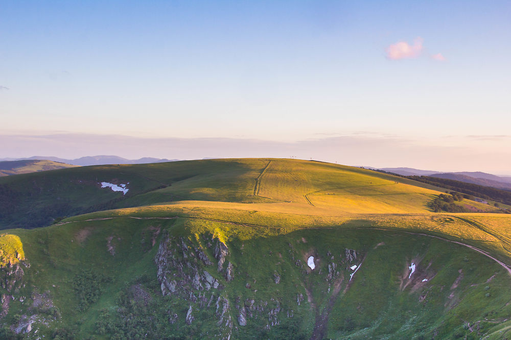 Coucher de soleil sur le Col du Wormspel