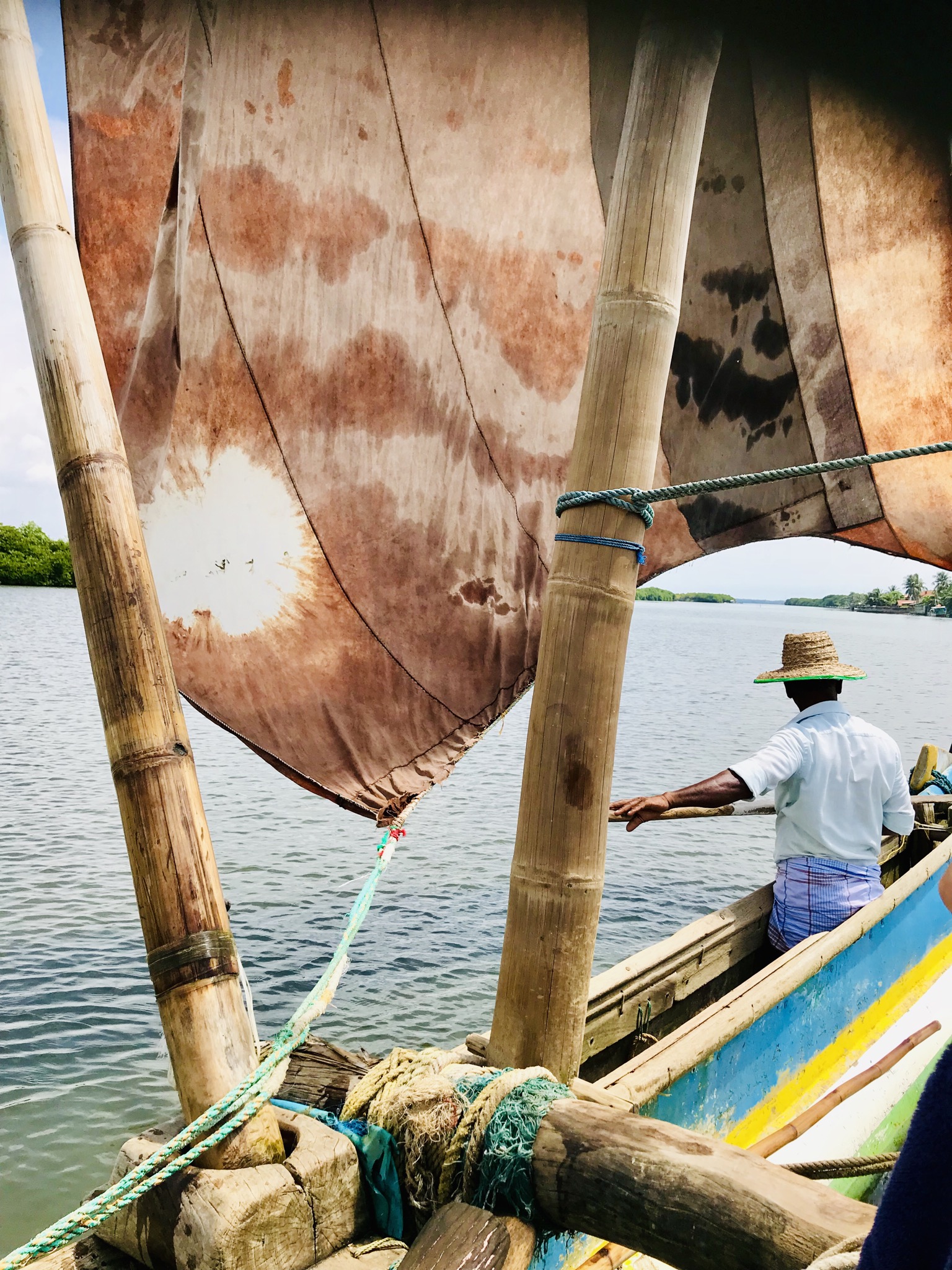 Catamaran srilankais à Negombo
