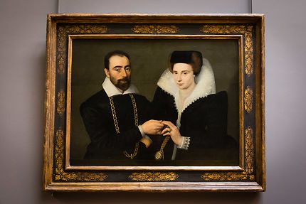Le Louvre, portrait d'un couple