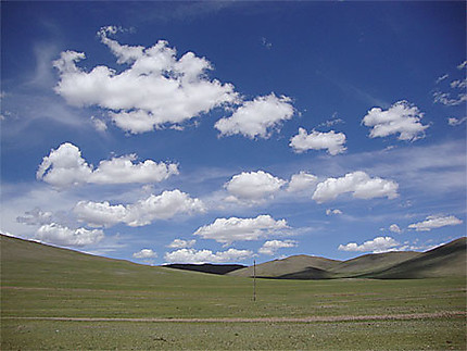 La lumière du paysage mongol