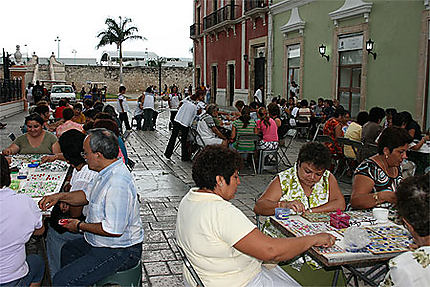 Loto dans les rues de Campeche