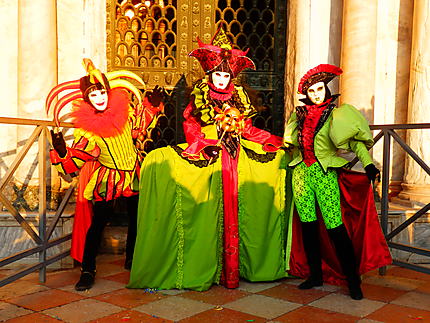 Trio Vert au Carnaval de Venise