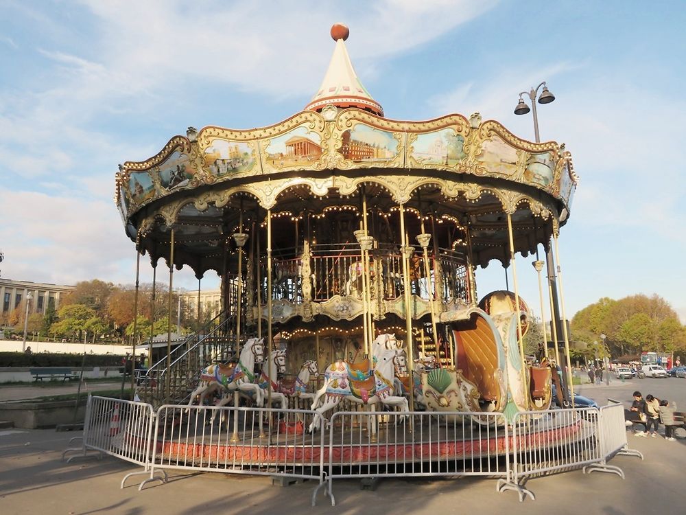 Manège du jardin du Trocadéro 