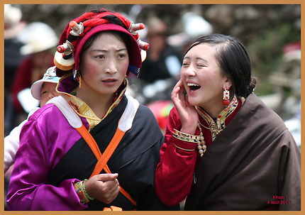 Dans le Kham : fête à Huiyuan gompa