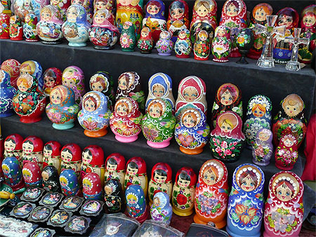 Matriochkas bulgares à Sofia Matriochkas bulgares à Sofia