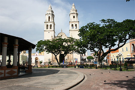 La cathédrale de Campeche
