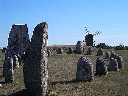 Site néolithique et moulin