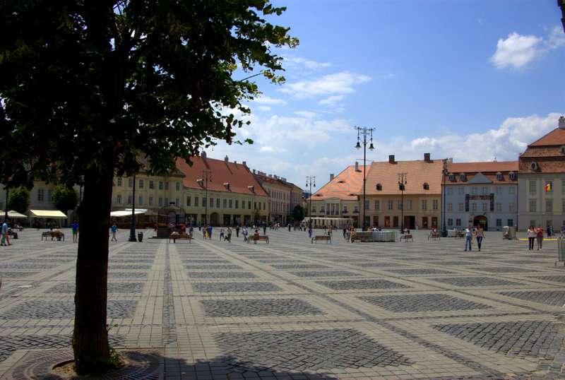 Place de la vieille ville - Sibiu Place de la vieille ville - Sibiu