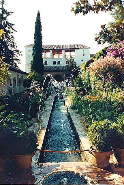 Jardins du Généralife à Grenade