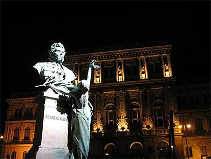 Budapest Nuit Statue