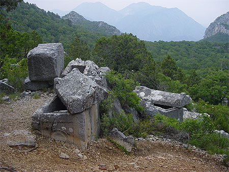 Tombeaux à Termessos Tombeaux à Termessos