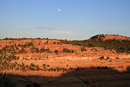 Coucher de soleil à Colorado National Monument