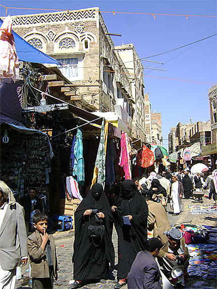 Dans les souks de Sanaa