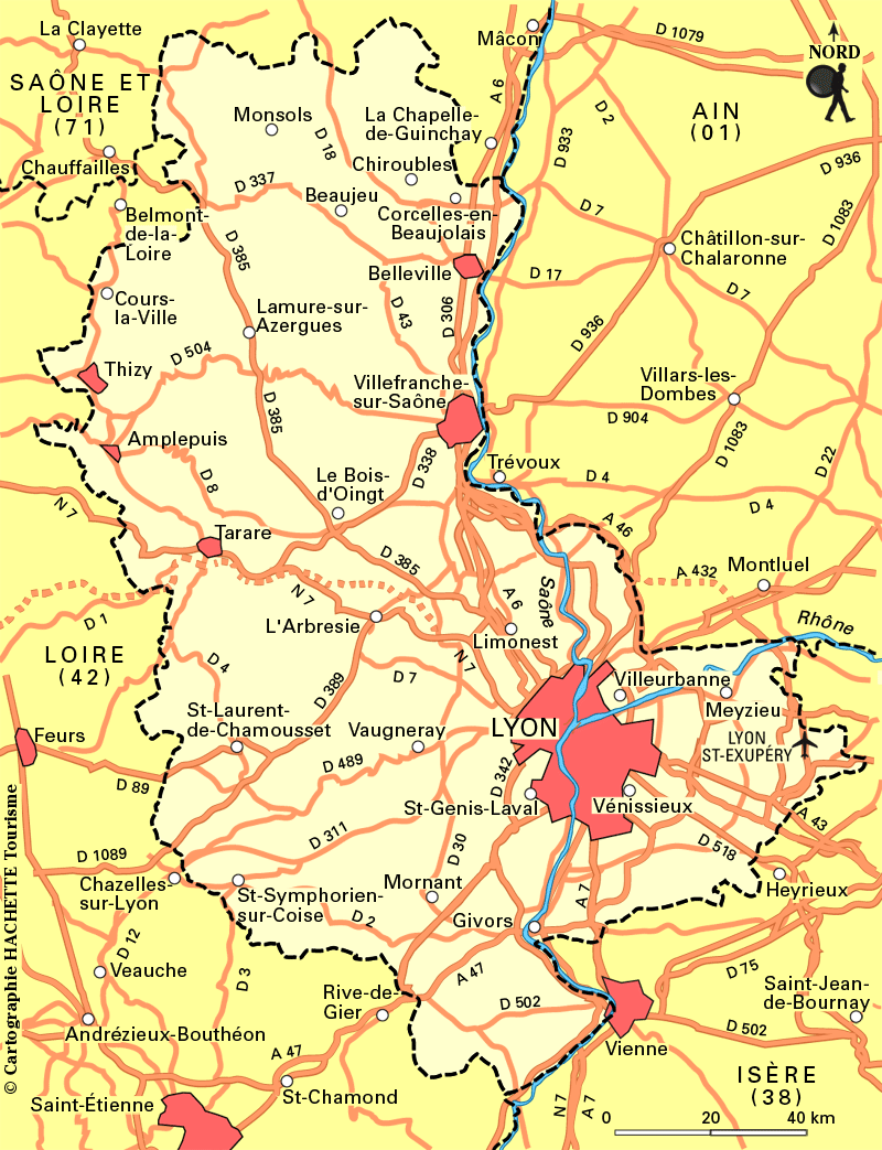 Carte Lyon Et Ses Environs Plan Lyon Et Ses Environs 1733