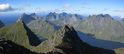 Vue depuis le sommet du Munken (775m)