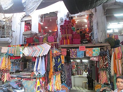 Marchand de tissu à Jodhpur
