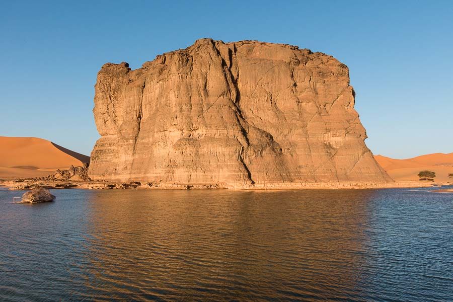 Moul N'aga - Un petit lac dans le désert :)