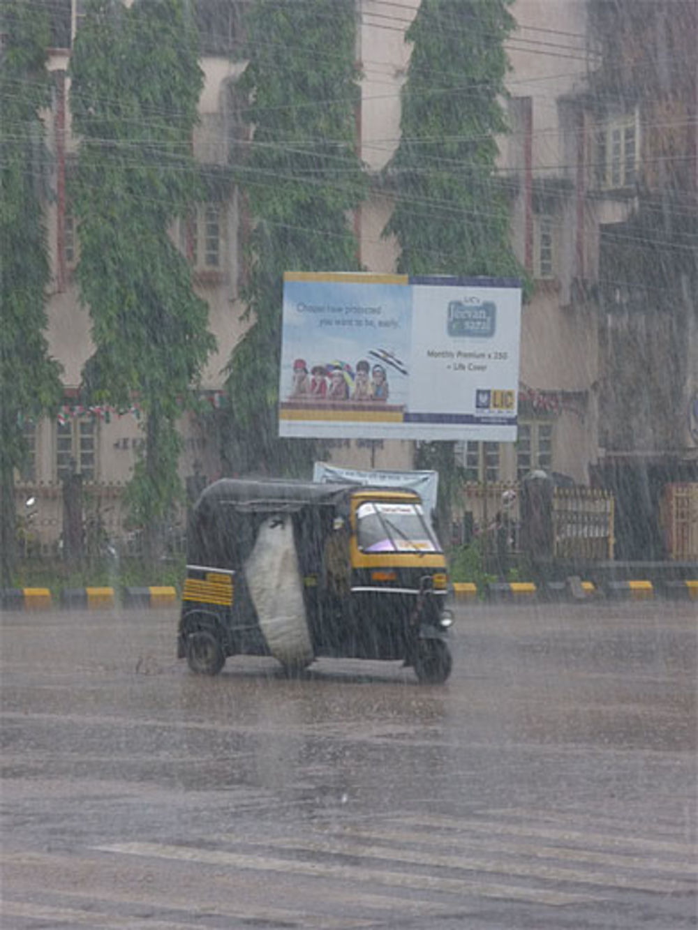 Port Blair by rain