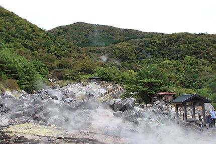 National Park Unzen, sources chaudes au Japon
