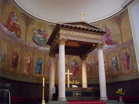Nicolaikirche : l'autel Nicolaikirche : l'autel