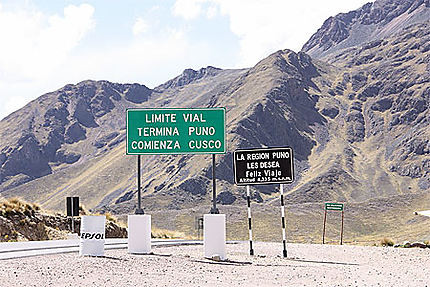 La région de Puno se termine, celle de Cusco commence !