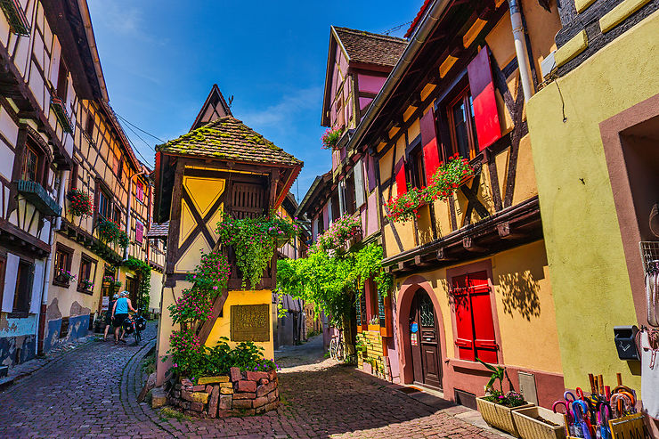 Eguisheim, l’un des plus ravissants villages de la route des Vins