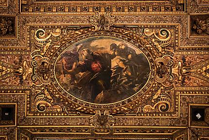 Scuola Grande di San Rocco - Peinture au plafond