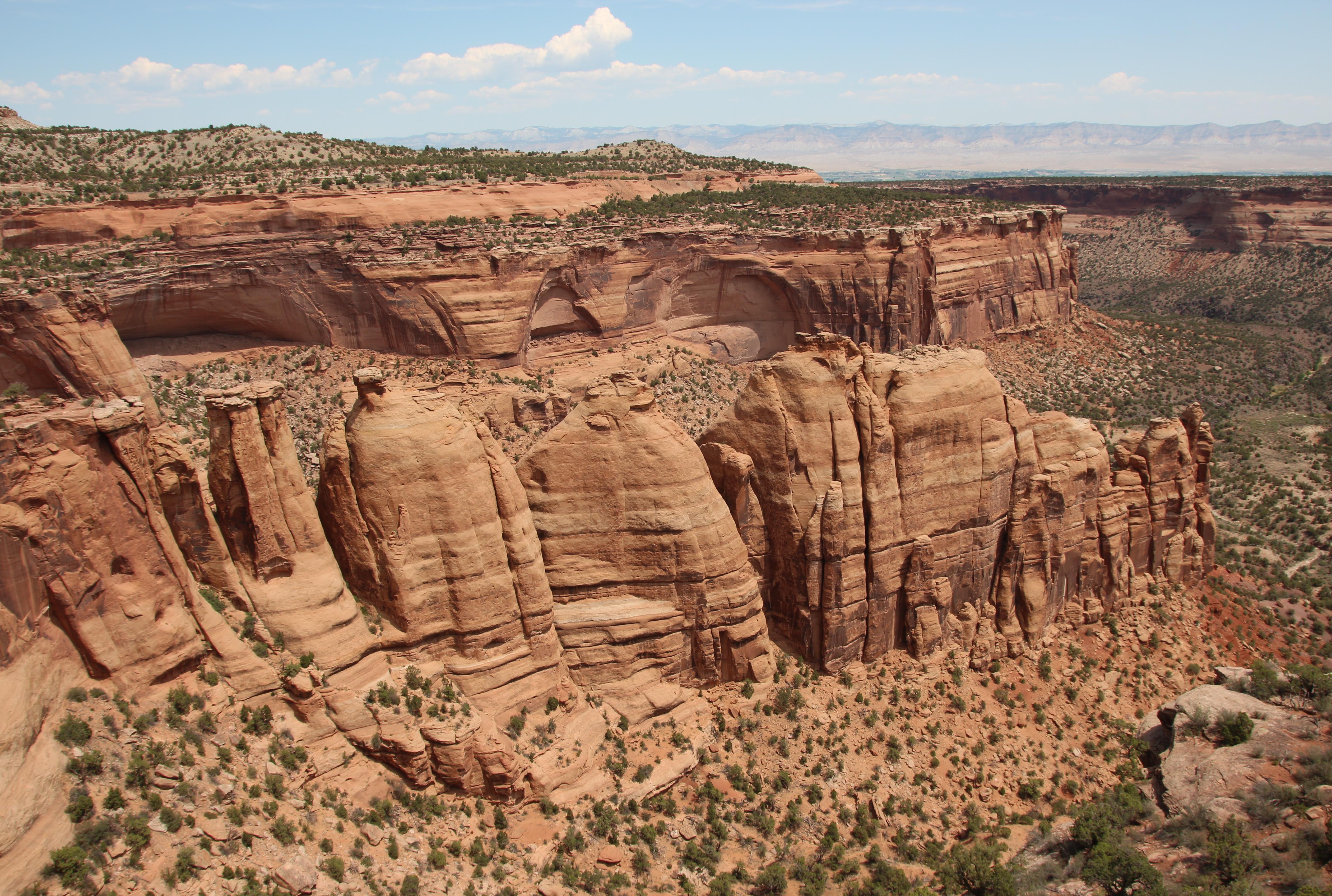 Point de vue sur le Colorado National Monument Point de vue sur le Colorado National Monument