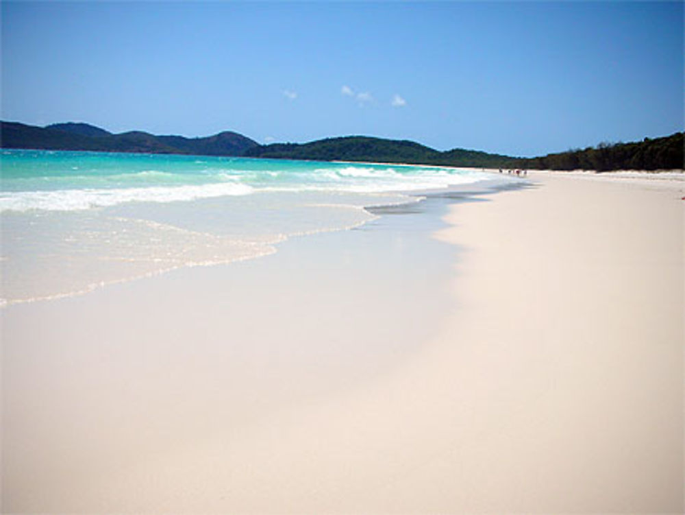 Plage de sable blanc