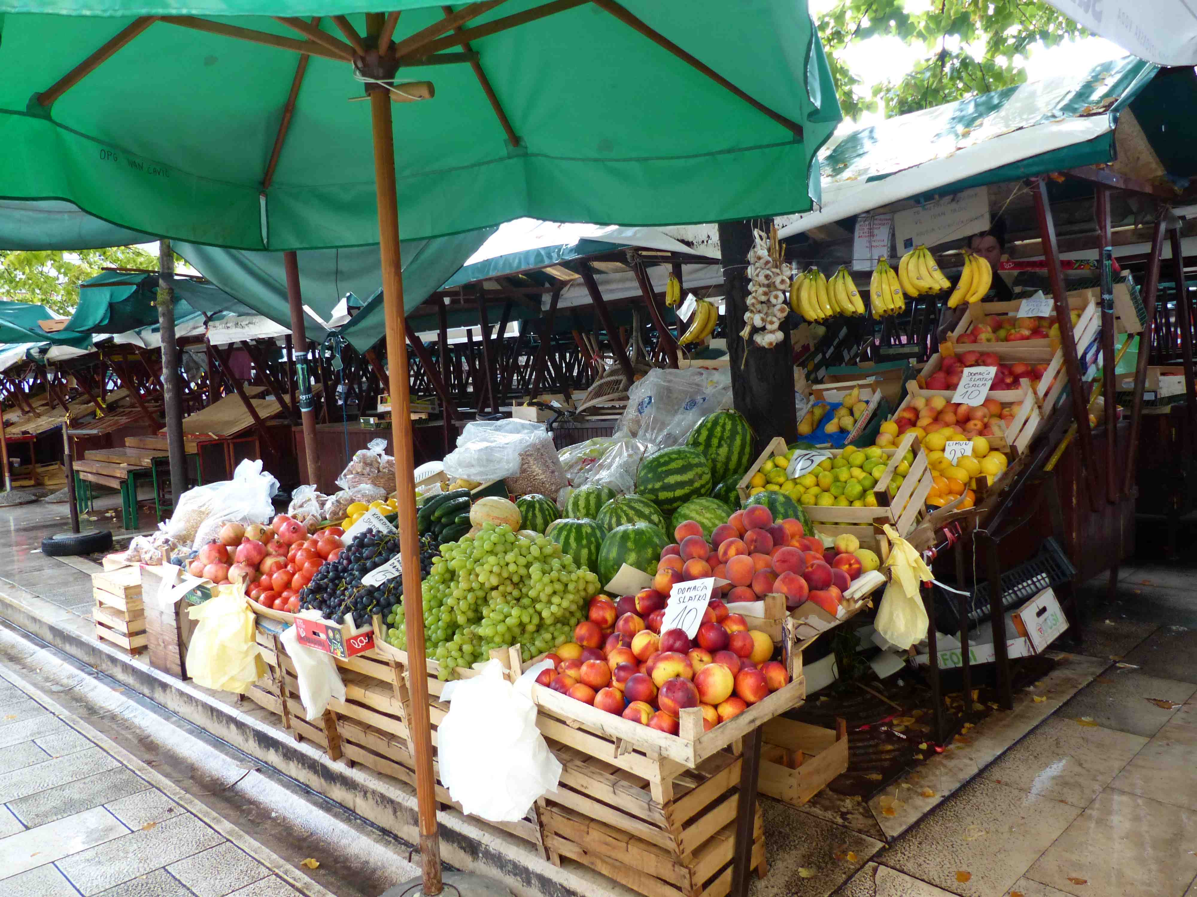Marché de Zadar Marché de Zadar