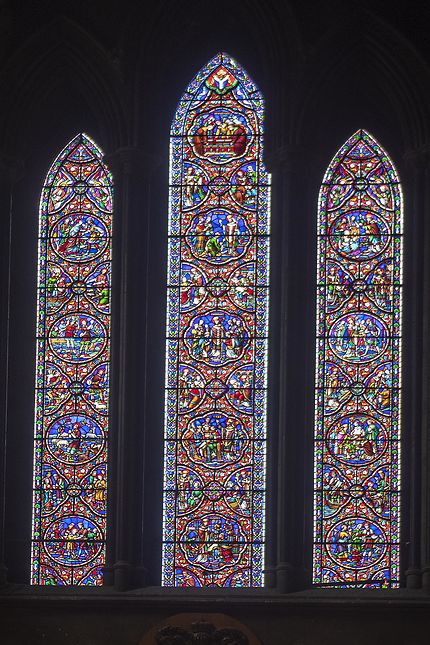 Des vitraux à Saint Patrick's Cathedral