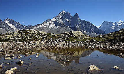 L'aiguille Verte et les Drus