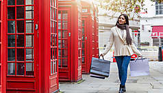 Shopping &agrave; Londres