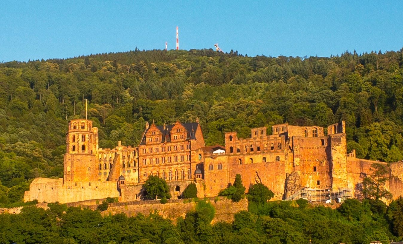 Heidelberg au soleil couchant