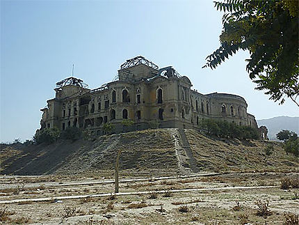 Château en ruine à Kaboul