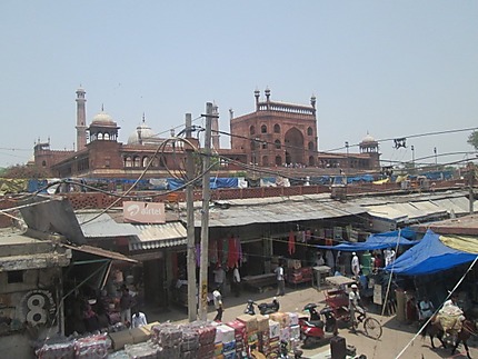 Grande mosquée vue depuis le bazar