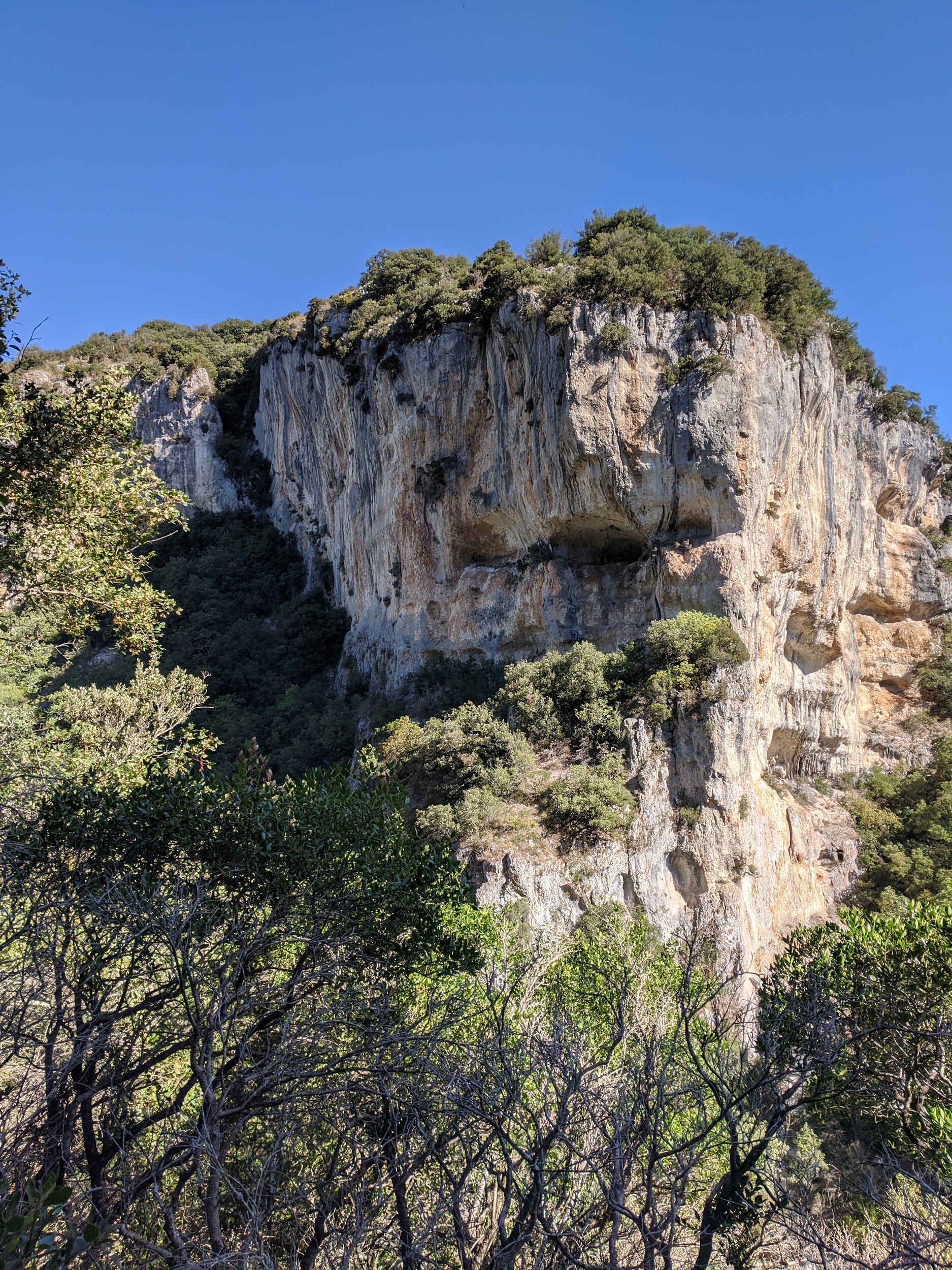 Falaises du canyon, Lussan Falaises du canyon, Lussan