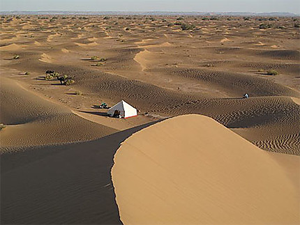 Bivouac au dunes de Chegaga
