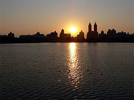 Central Park : coucher de soleil